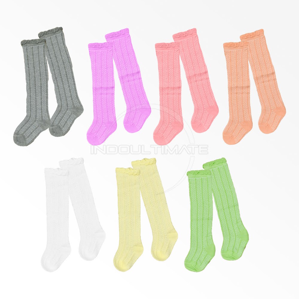 1pcs Kaos Kaki Balita Perempuan Kaos Kaki Bayi Baby Girl Socks KKA-012 Alas Kaki Pelindung Kaki