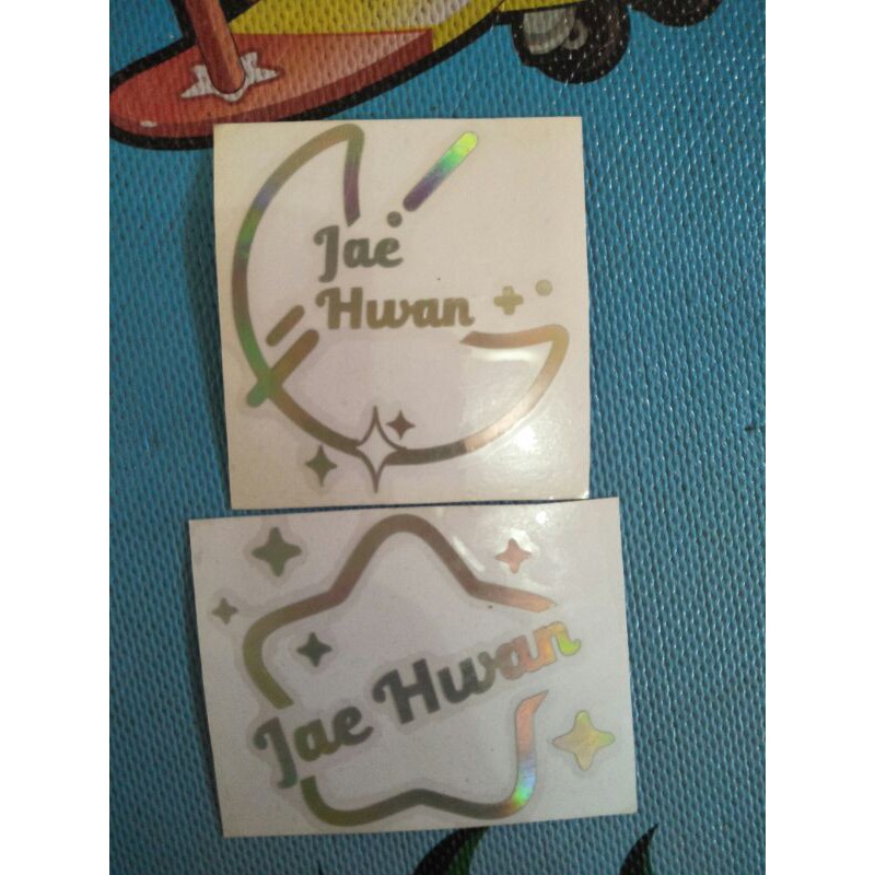 Stiker Hologram Jaehwan