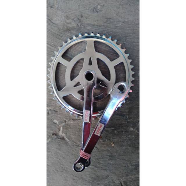 Crank sepeda 44 / Piringan single 44 /Piringan sepeda 44