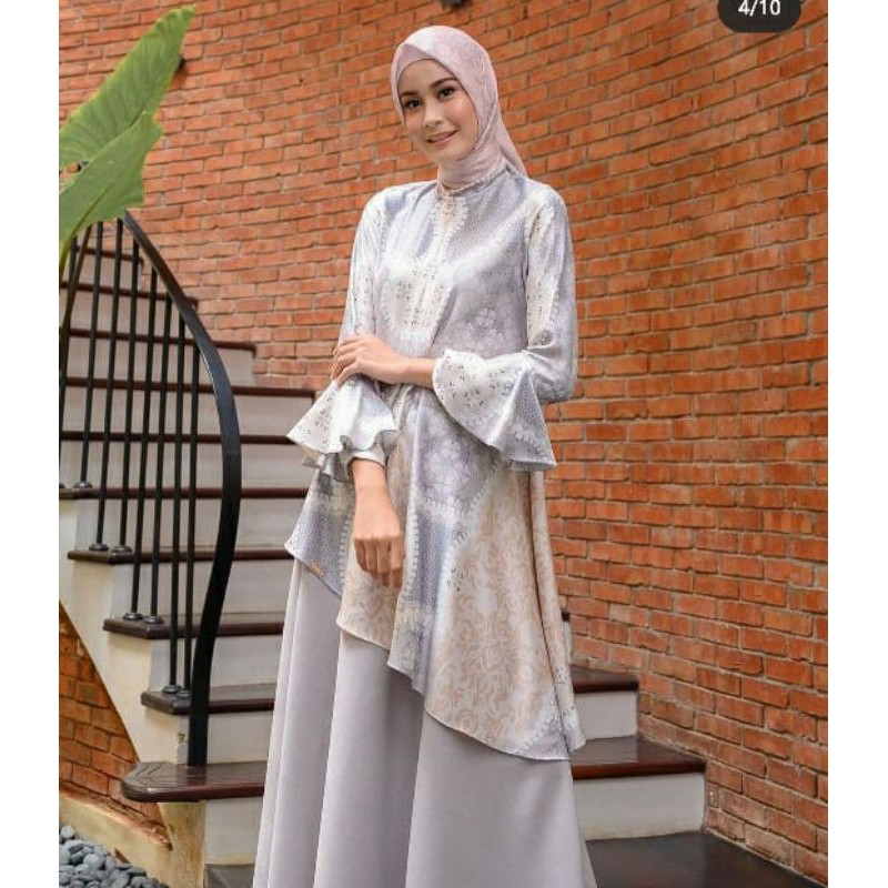 Preloved anggrek tunik wearing klamby