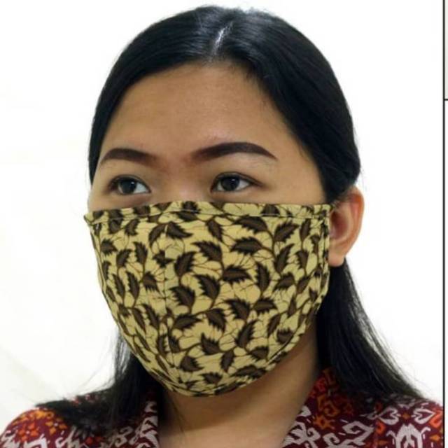 MASKER BATIK KERIS ORIGINAL KAIN DEWASA ANAK HEADLOOP EARLOOP 3PLY GARANSI TERMURAH SALE READY