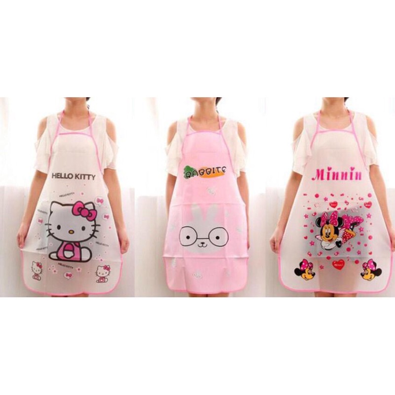 Apron Celemek Masak Karakter Water dan Oil Proof