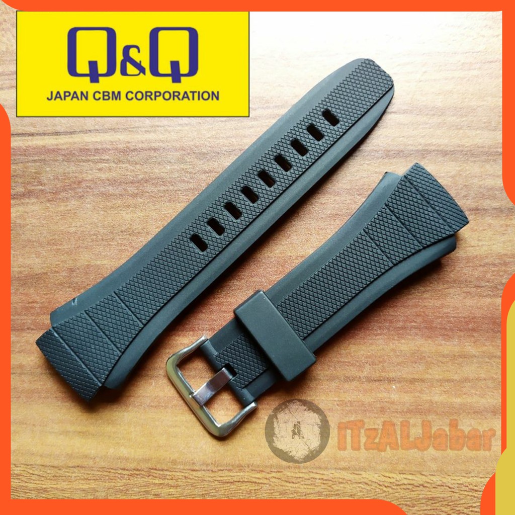 Tali jam tangan Q&amp;Q M145 Rubber strap Tali jam QQ M145