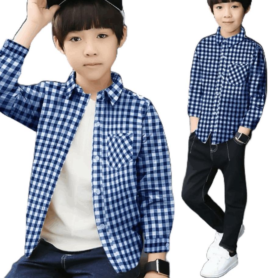 ➱Diskon❁➱ DVC/ Hem Kids ZLATAN/ kemeja anak laki laki/ kemeja kotak/ atasan anak Y85 ➱