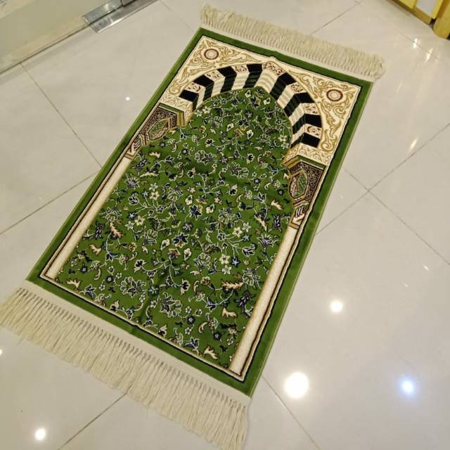Sajadah Raudhah Al Rawdah Rug Al Misk Mihrab Hajr Masjid Nabawi Pasti ORI RECOMEND