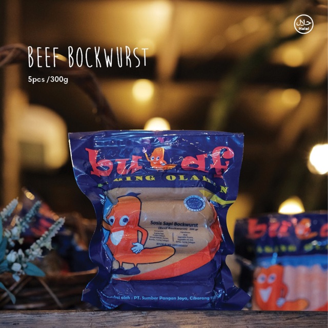 

Bulaf Sosis Beef Bockwurst isi 6 (sebelumnya isi 5)