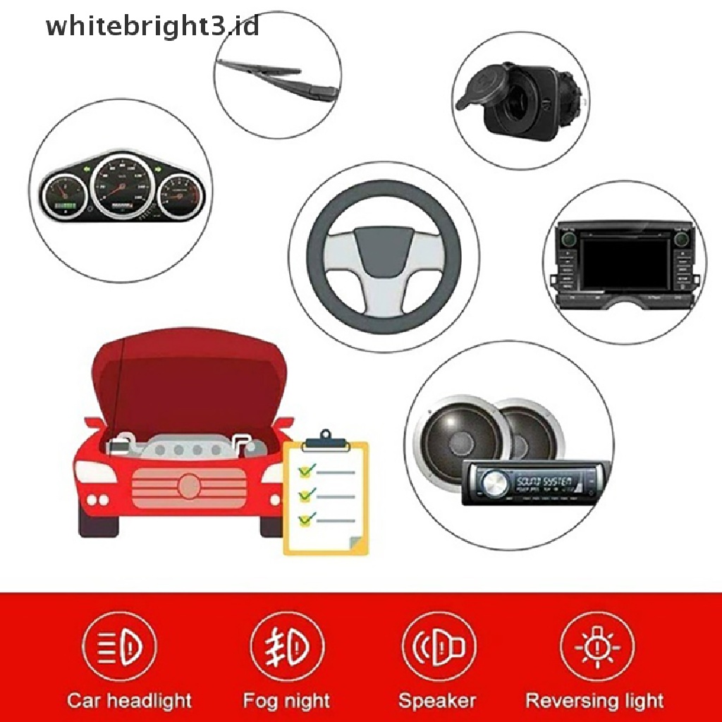 (whitebright3.id) 300 / 120 / 60Pcs Kit Sekering Mobil Truk Model Blade