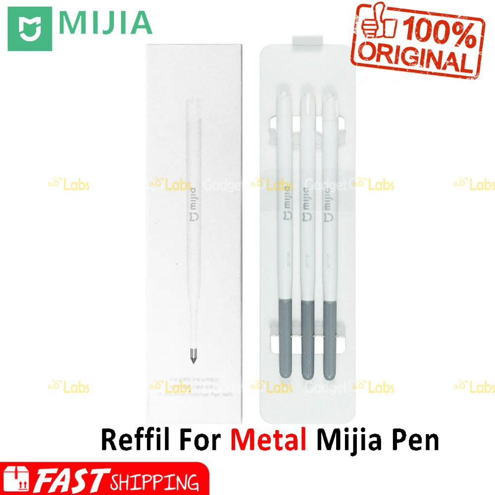 Xiaomi Mijia Ink Pen Refill For Xiaomi Metal Sign Pen 3pcs