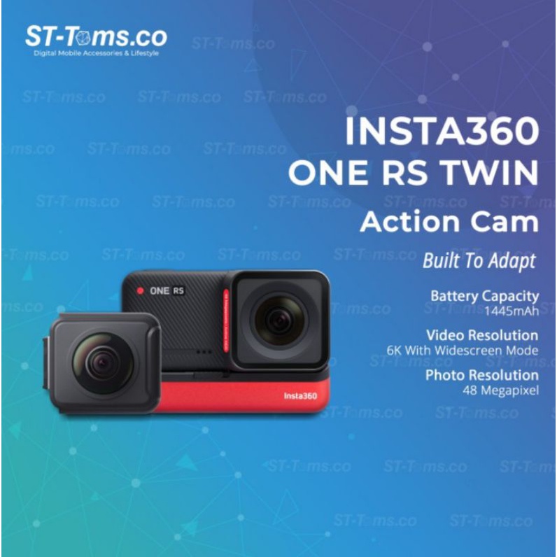 Insta360 One RS Twins Edition Camera Cam Action Original-4