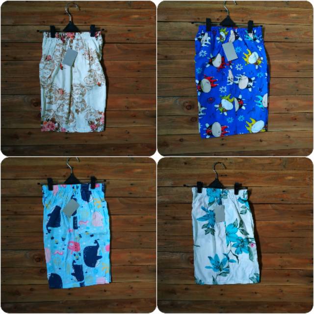 Celana pendek pria katun kolor