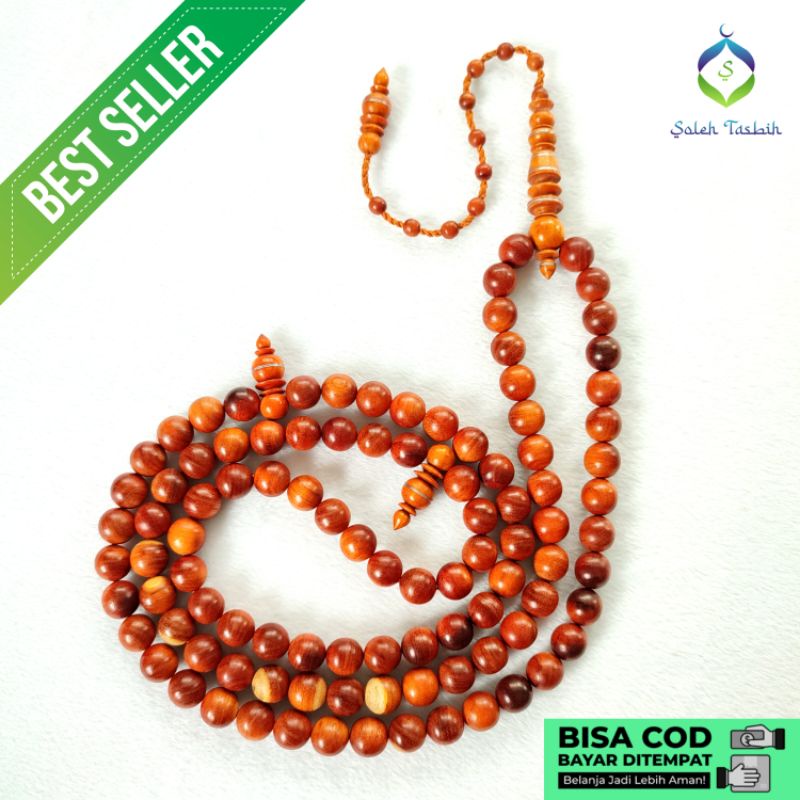 Tasbih Kayu Secang Jumbo Size 12mm Original!! COD