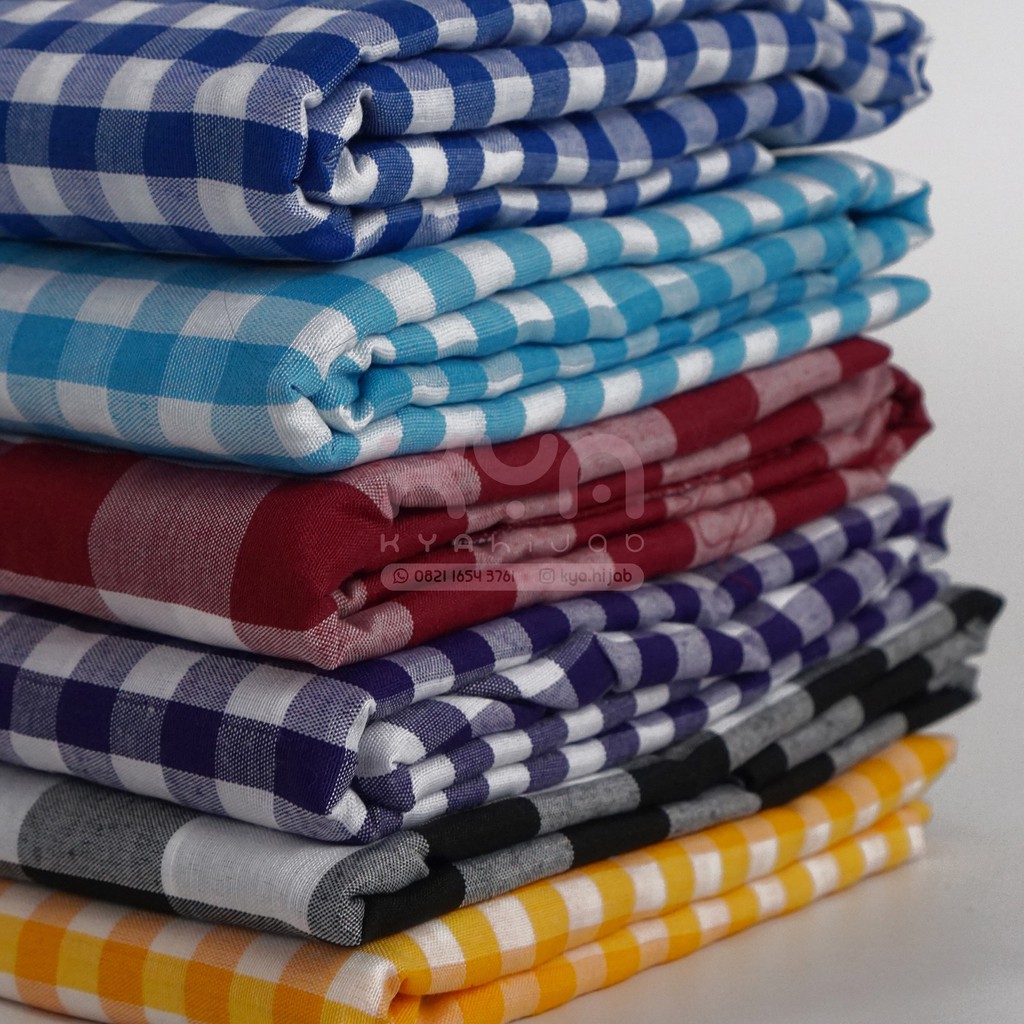 kain piknik kotak kecil