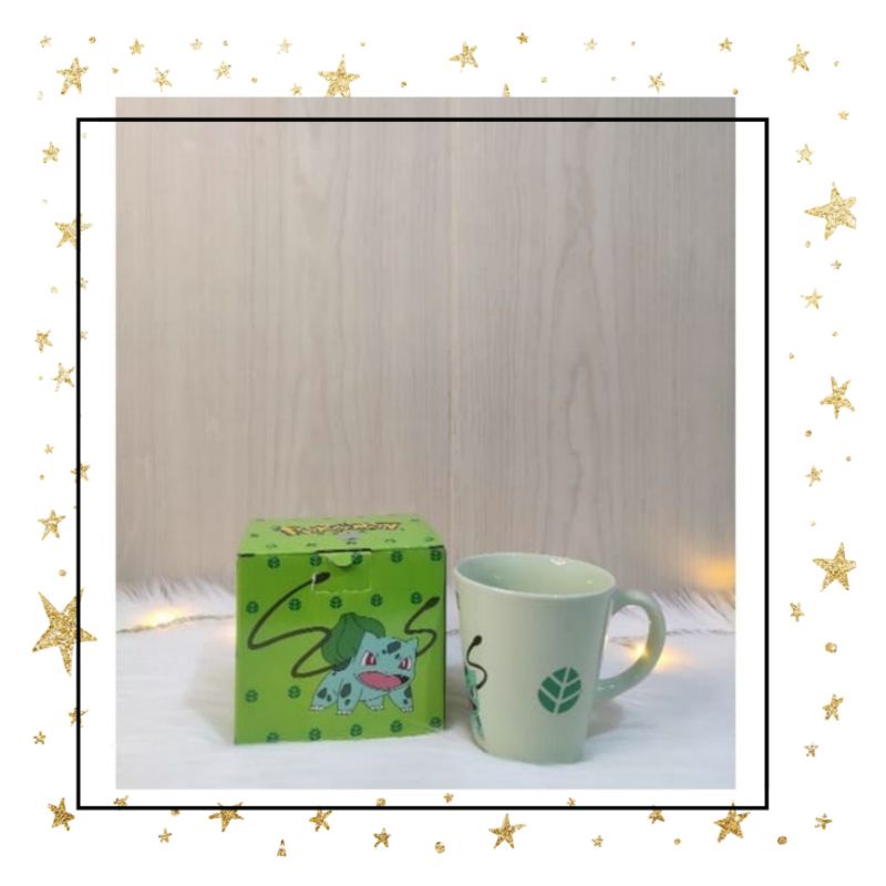 Gelas/Mug Merchandise Mug Pikachu & Bulbasaur