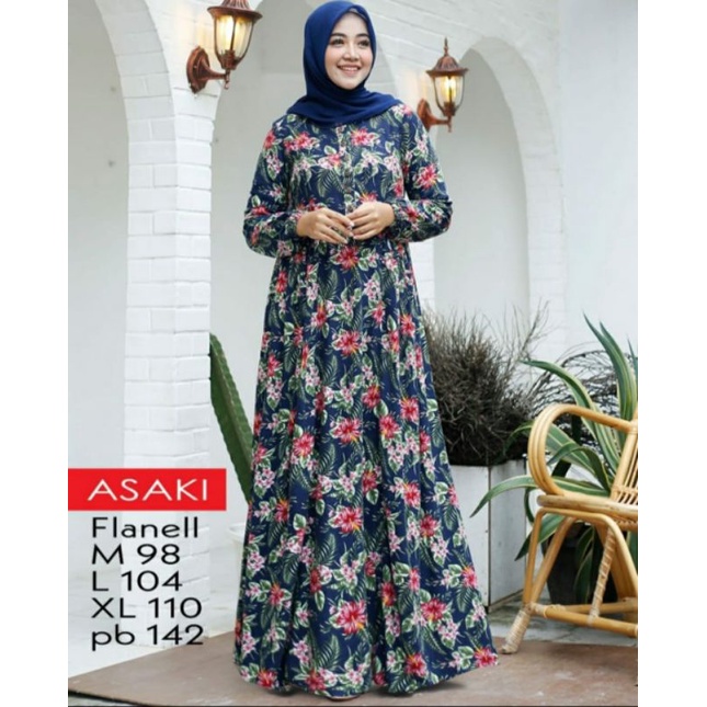 ⭐AUROJA⭐ GAMIS TERBARU / GAMIS CASUAL ASAKI MAYASARI / GAMIS TERLARIS / GAMIS LINEN / GAMIS FLANEL K