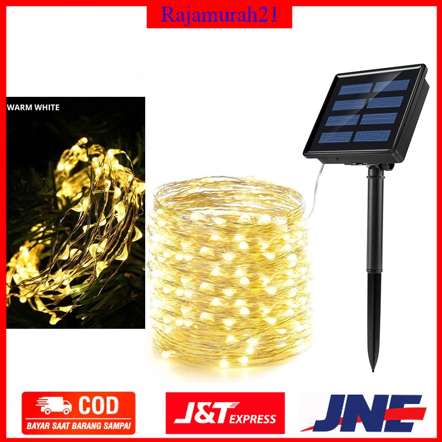 TaffLED Lampu Hias Dekorasi 100 LED with Solar Panel - M071