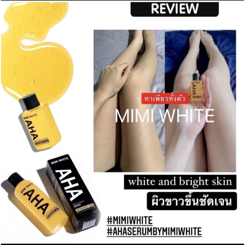 (READY STOCK) MIMI WHITE AHA ORIGINAL ASLI DARI THAILAND