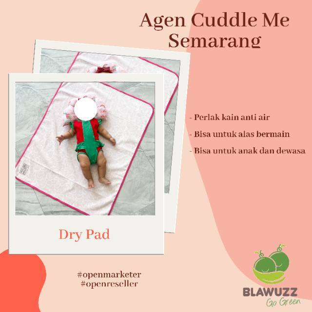 Cuddle Me Drypad Newborn Lansia Perlak Waterproof Alas Bermain Anak SNI Nyaman BERGARANSI