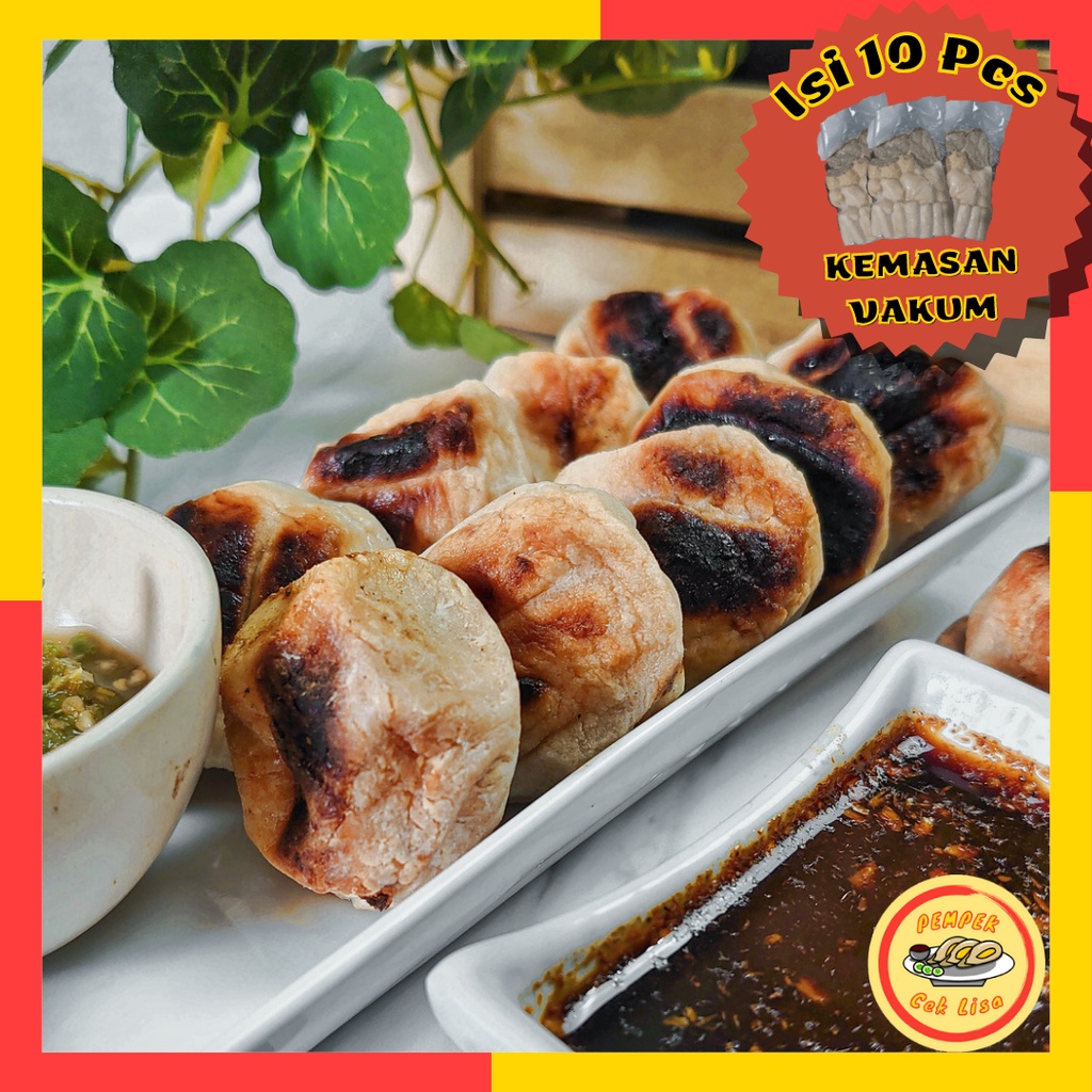 

PEMPEK PANGGANG isi 10 + BUMBU