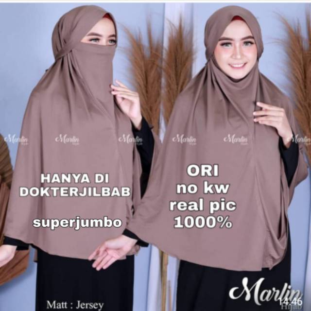 ORI HIJAB MASKER PET TALI JERSEY PREMIUM SUPER JUMBO