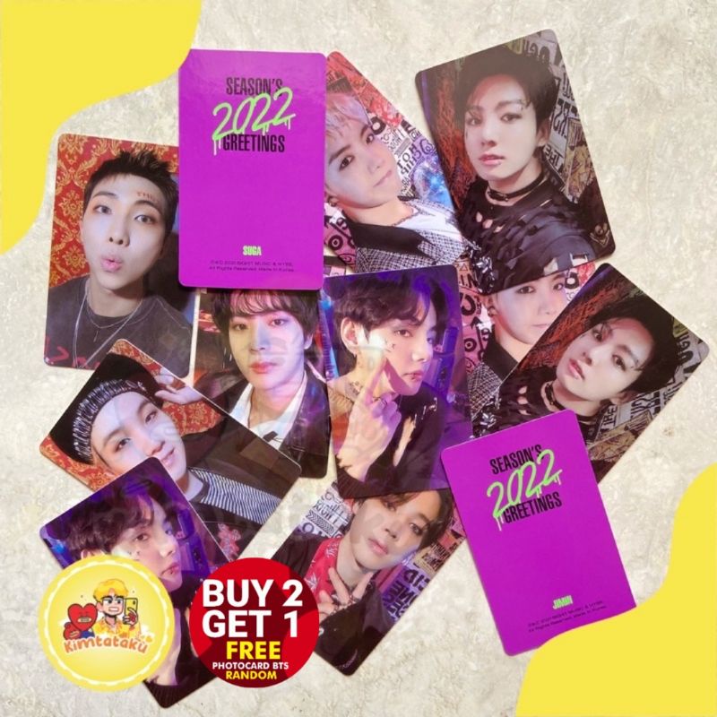 BTS unofficial photocard DEKO KIT taehyung jungkook