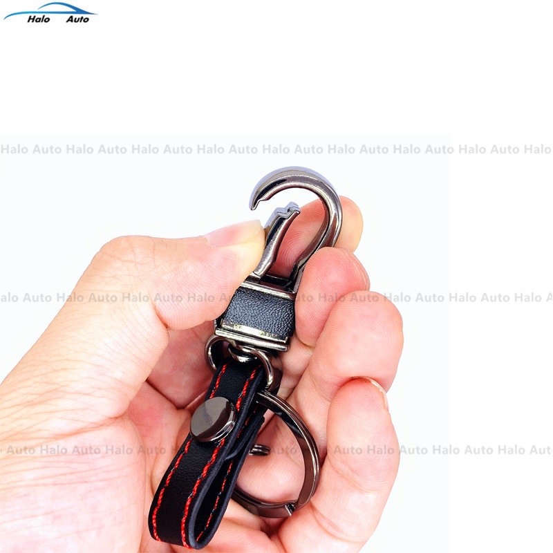 【ReadyStock】Leather Keychain Car Keychain Keyfob Keychain