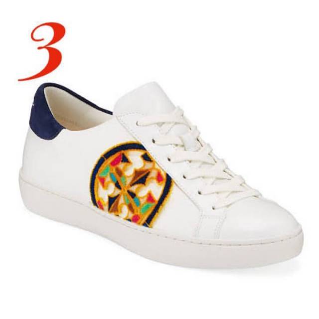 authentic tory burch T logo fit couple sneakers