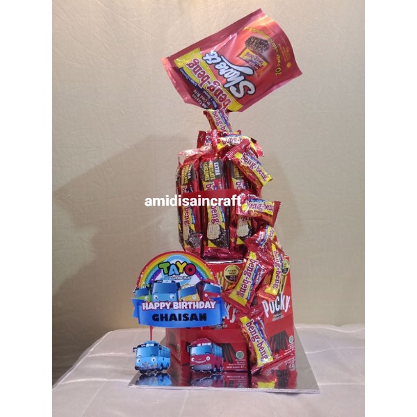 

Snack tower ultah tumpah tayo