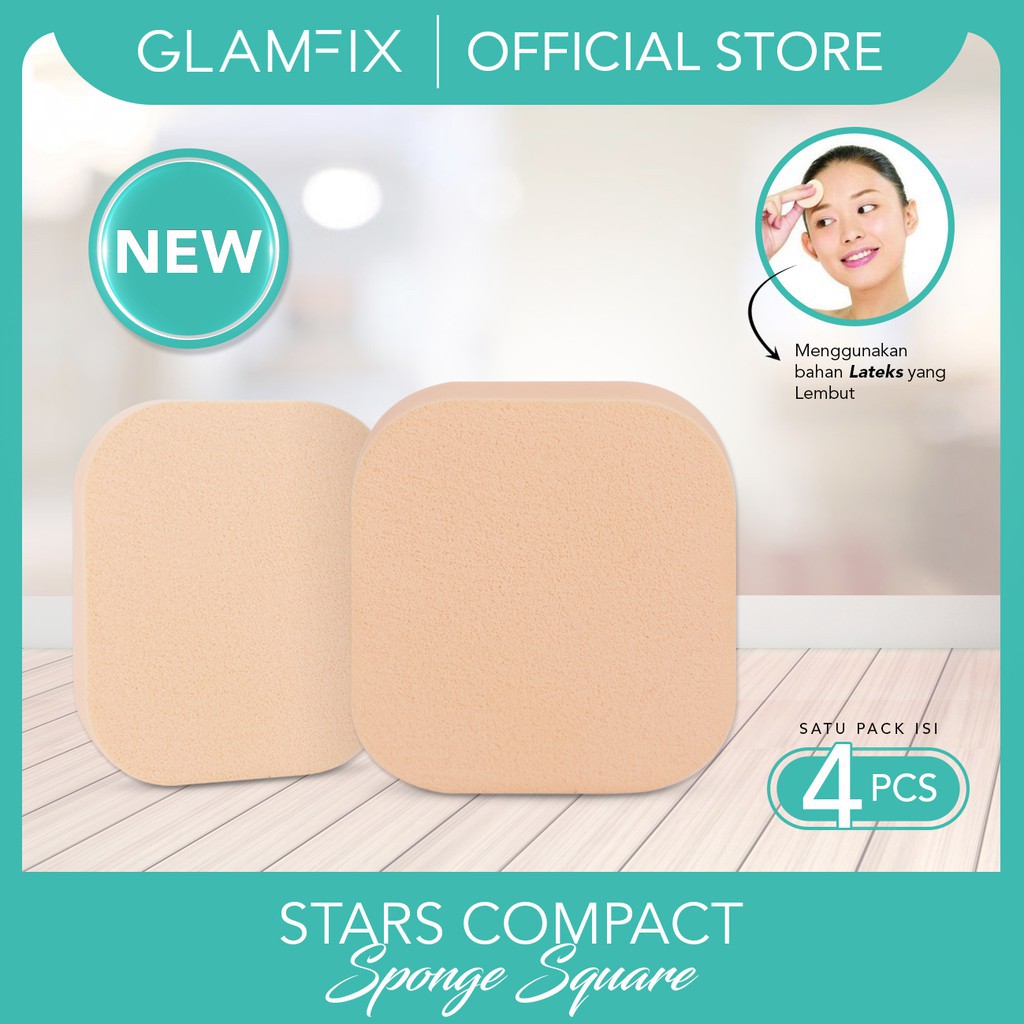 Glamfix Stars Compact Sponge (isi 4 pcs)