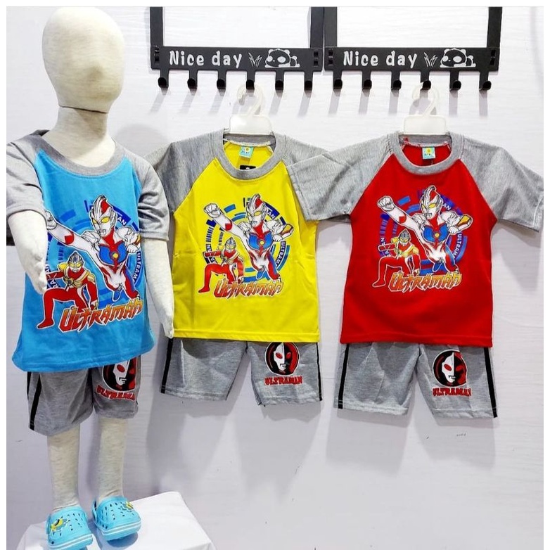 setelan anak laki laki dalmal ultraman 2