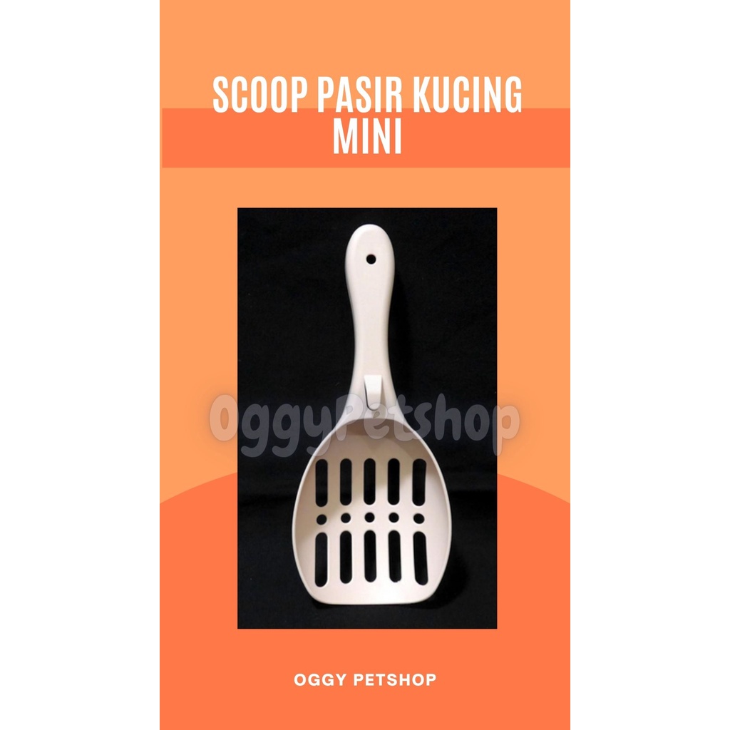 Scoop Pasir Kucing Sekop Serokan mini Cat Litter Kucing Anjing