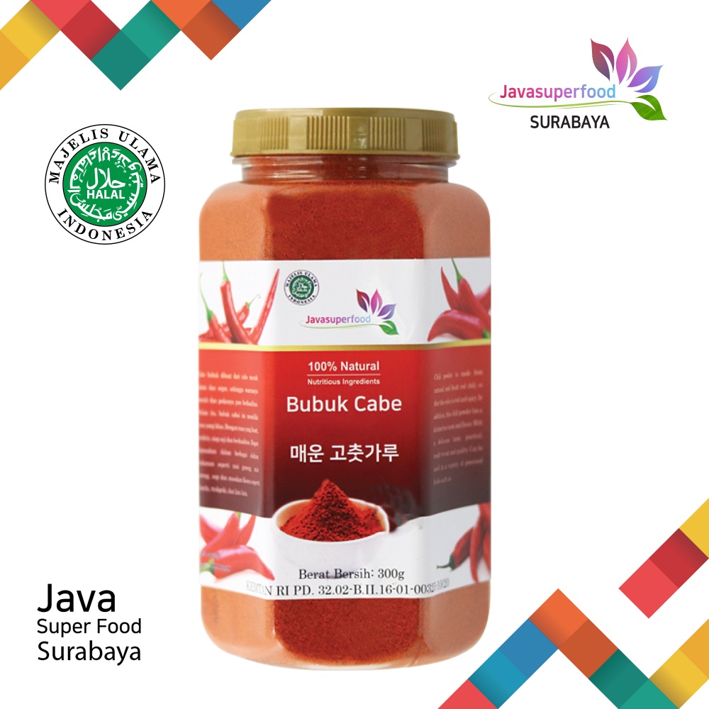 

Bubuk Cabe Korea Toples [Halus] 300g / Korea Chili Powder Bottle 300g