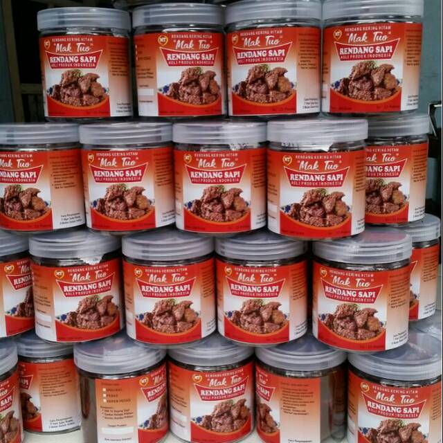 

Rendang Kering Hitam MAK TUO Original Terlezat
