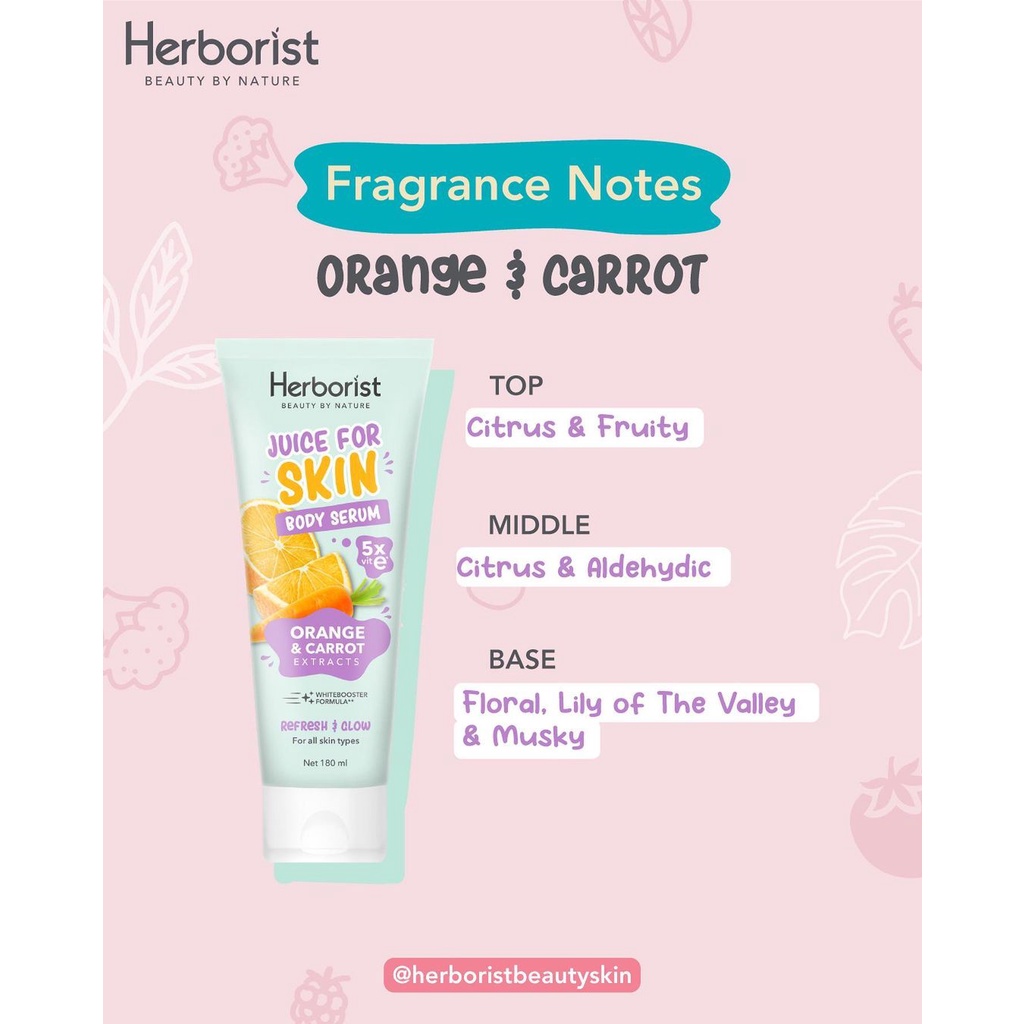 Herborist Juice For Skin Body Serum - 180ml