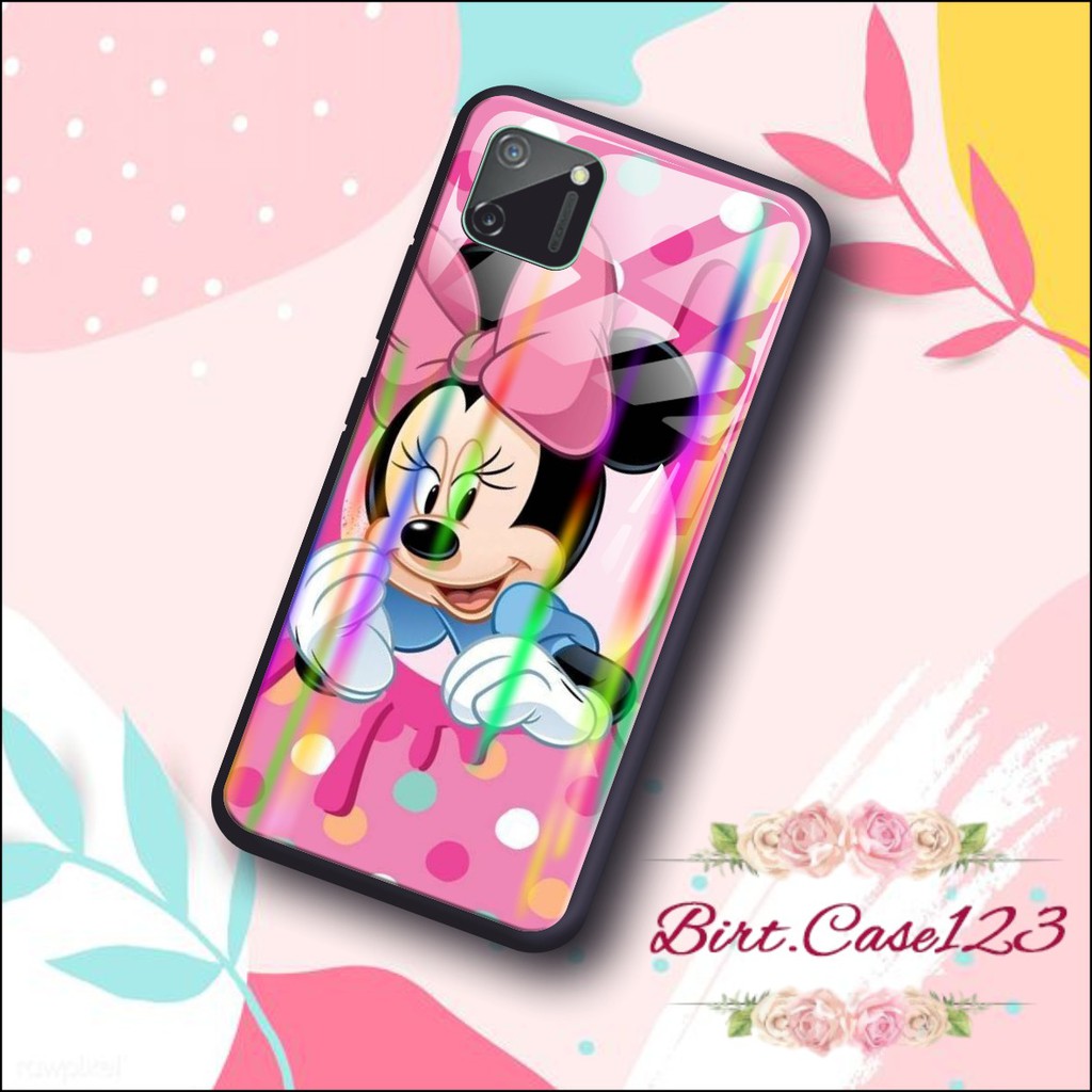 back case glass aurora MINNIE MOUSE Samsung J2prime G530prime A01 CORE A20 A30 A20s A50 A50s BC154