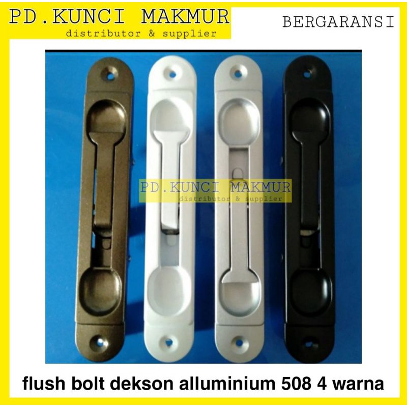 flush bolt dekson 508 alluminium grendel pintu dekson spartan dekson 4 warna lengkap
