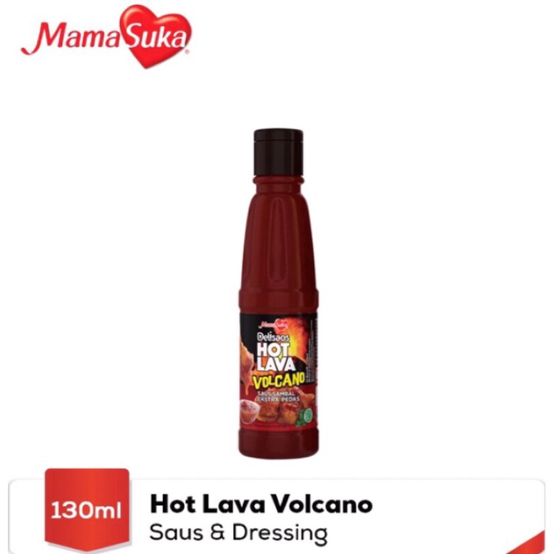 

Saus sambal Hot lava/volcano btl 130ml sambal ala Richeese