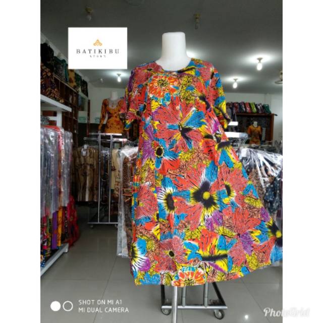 Daster Kencana Ungu Label Biru Original [Grosir]