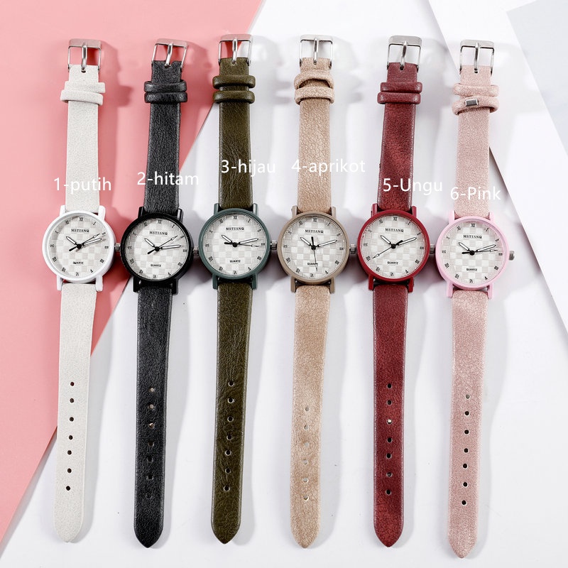 Watchyou Jam Tangan Fashion Wantia A0165 Korea Baru Murid Jam Tangan Gaya Kuliah