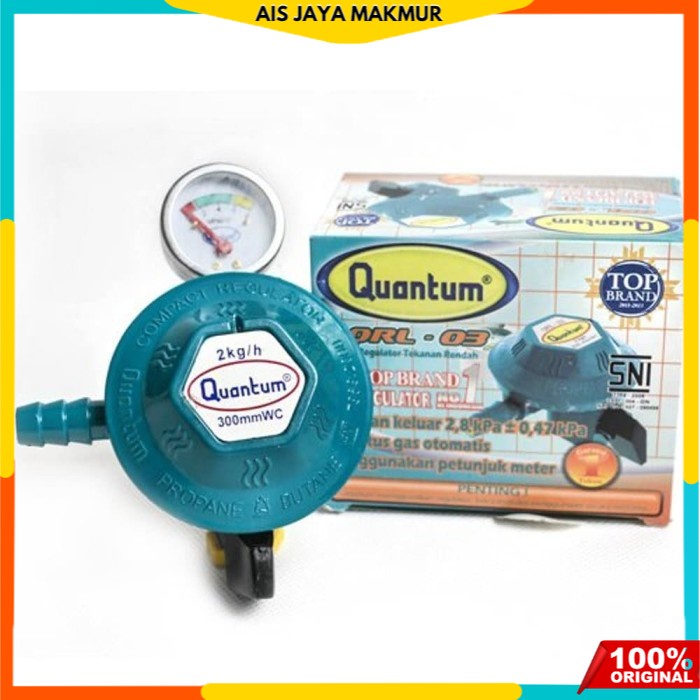 Regulator Gas Quantum QRL-03 + meter original