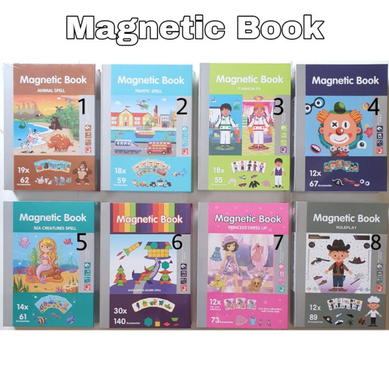 Magnetic Book / Mainan Edukasi Anak