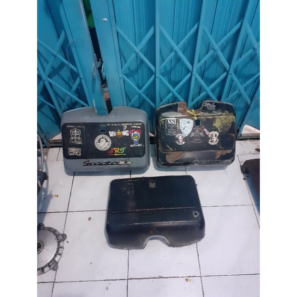 box laci depan bagasi vespa px excel dll ori original copotan