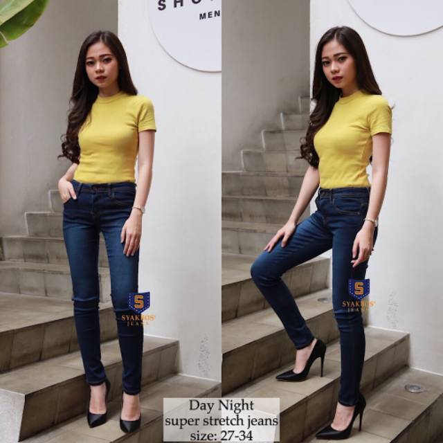 Celana Jeans Cewek/Wanita Skinny Pensil Bagus Murah Mantap Stretch Skinny