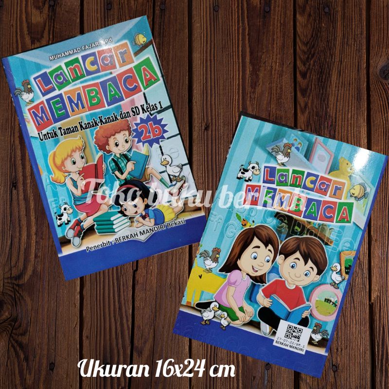 buku lancar membaca 2b 32 halaman (16x24cm)