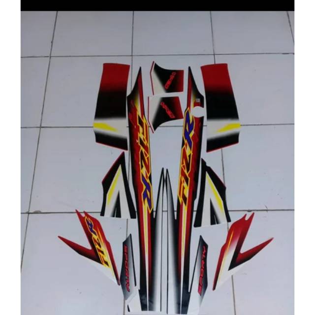Striping fiz R sporty 2003 merah hitam