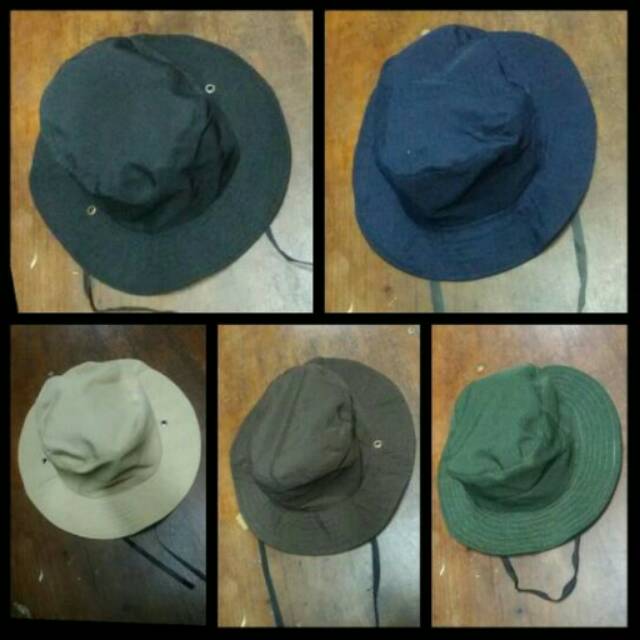 Topi Rimba Polos/ Topi Lapangan