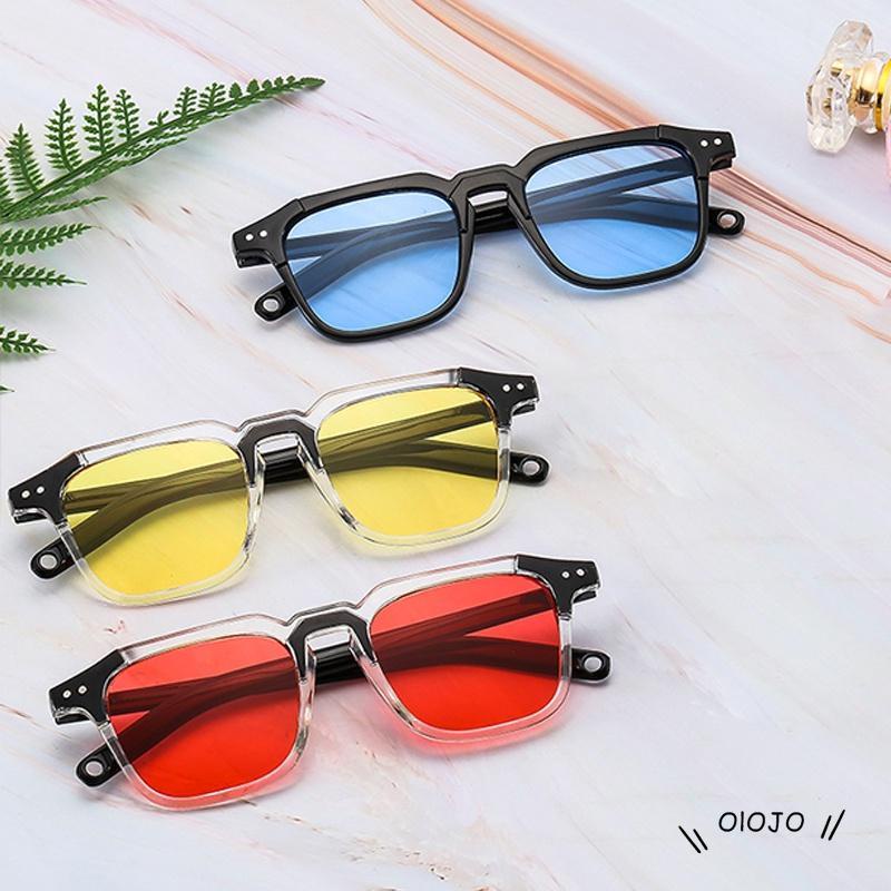 【COD】Kacamata Hitam Gaya Retro Untuk Fashion