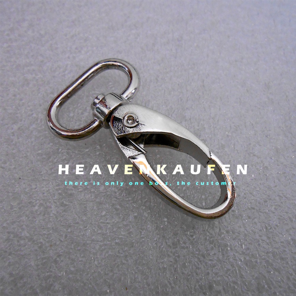 Pengait Kait Tas (Hook Tas) 2 cm Nikel Silver 2 cm Tebal Kualitas Premium