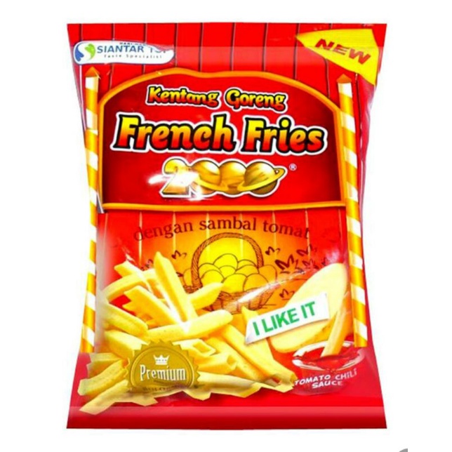 

french fries 62gr makanan ringan