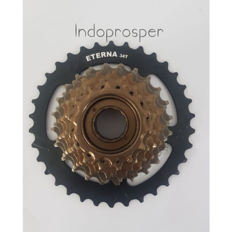 Sprocket/Gear/Gir Sepeda 7 Speed Eterna Drat Megarange