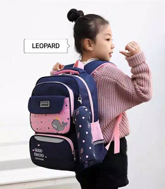 Back Pack Double Decker_Tas Ransel Anak_Lol_Unicorn_Superhero_Paw Patrol_Shopkins Fashion Cewek Paus